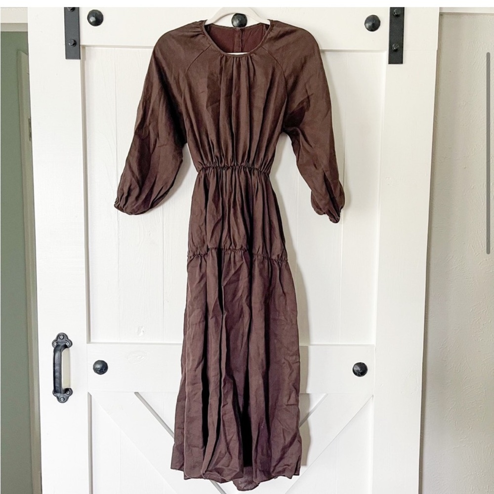 DISSH Impala Dress dark brown Size 2 - Picture 6 of 7